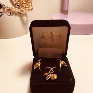 Heart Ring and Earring Set